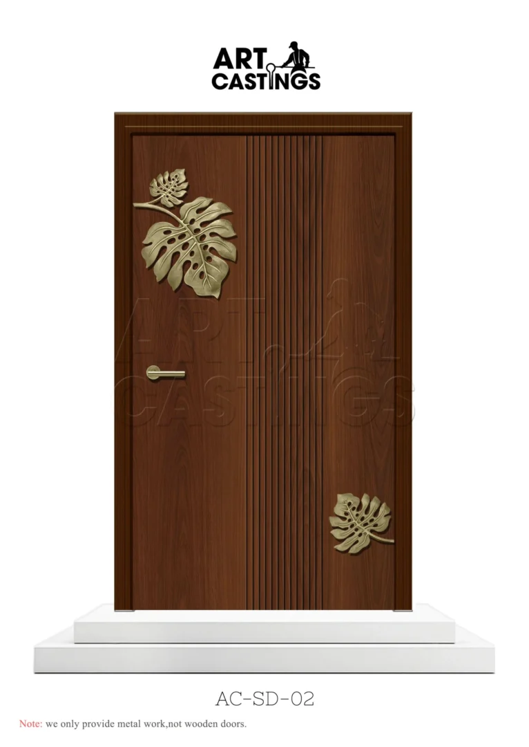 Monstera Leaf Themed Single Door