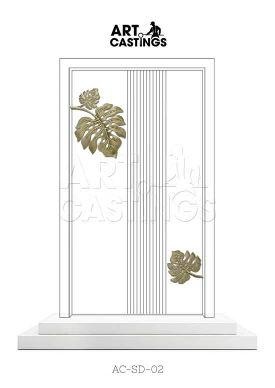 Monstera Leaf Themed Single Door - Image 2