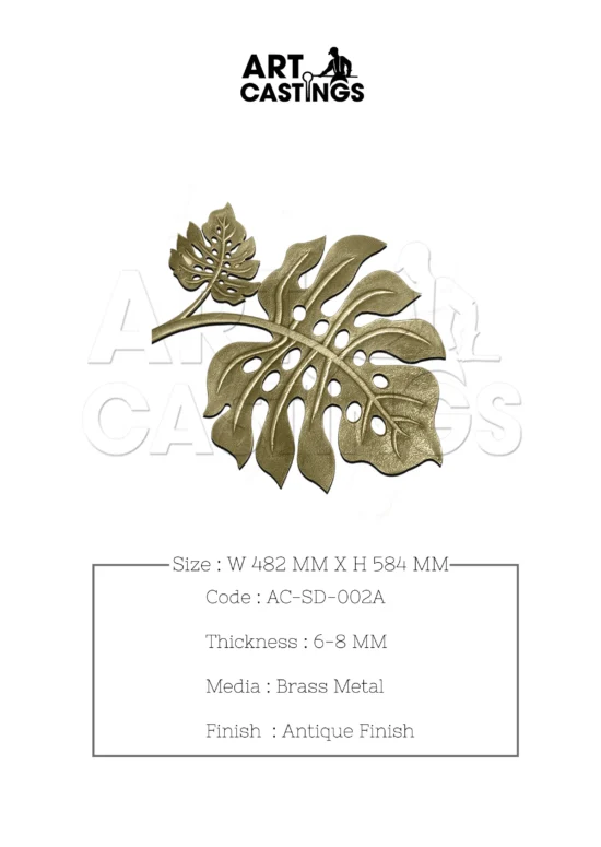 Monstera Leaf Themed Single Door - Image 3