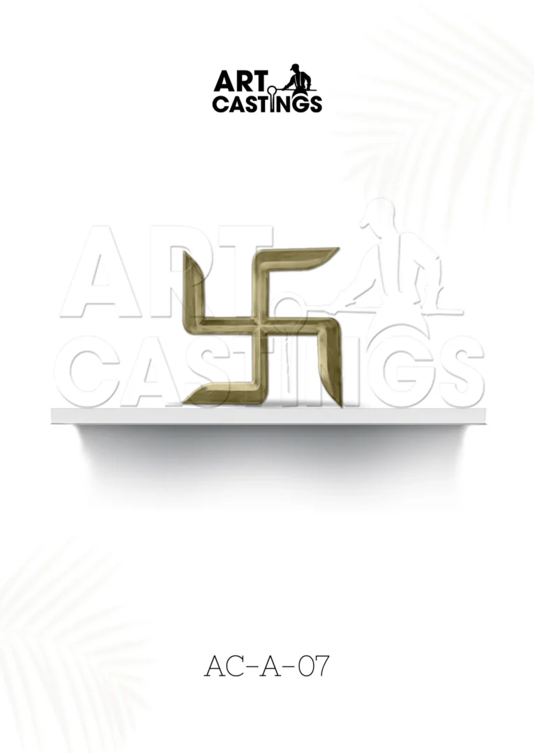 Swasthik Brass Puja Accessory