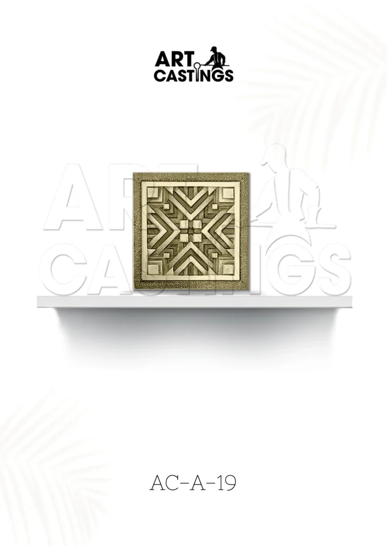 Traditional Brass Square Accessory