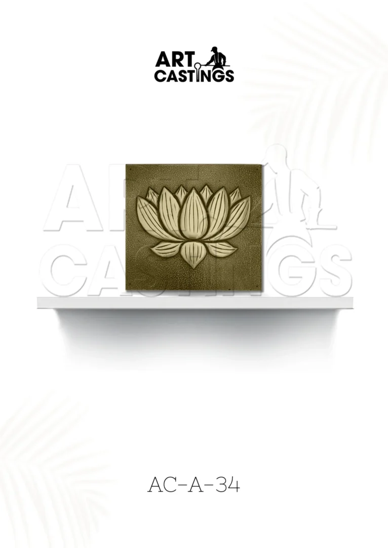 Lotus Leaf Brass Accessory - Plate Type