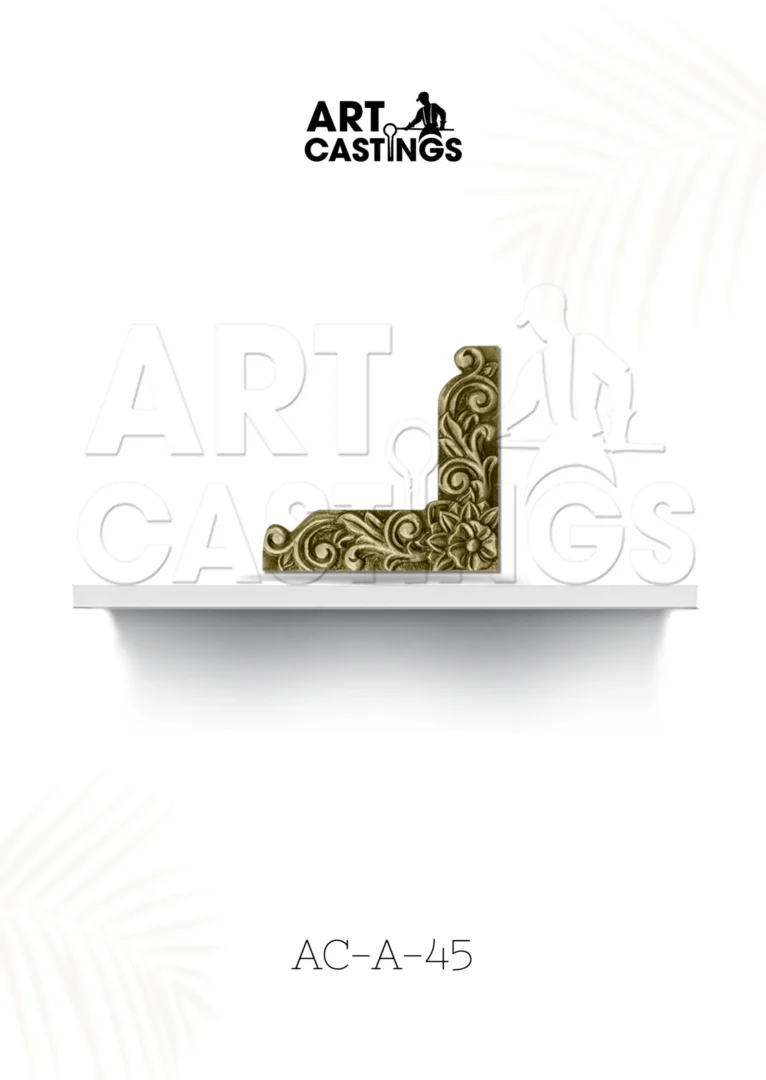 Traditional Brass Right Corner Accessory