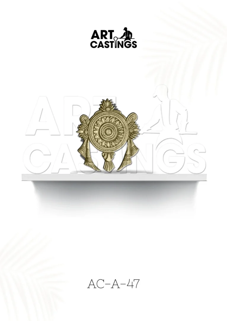 Chakra Brass Pooja Accessory - Grill Type