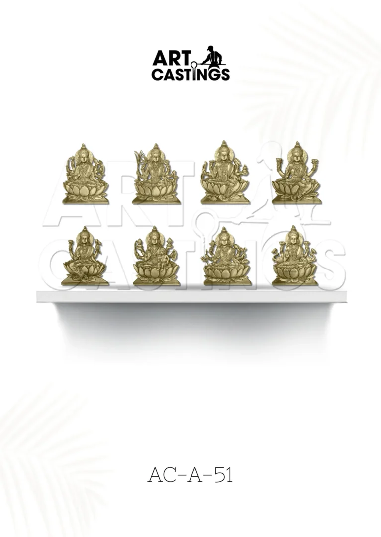 Asta Lakshmis Brass Pooja Accessories - Grill Type