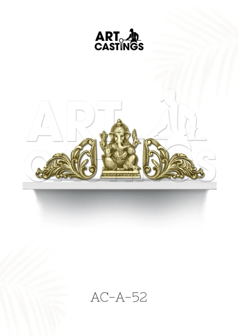 Lord Ganesha Brass Classical Accessory - Grill Type