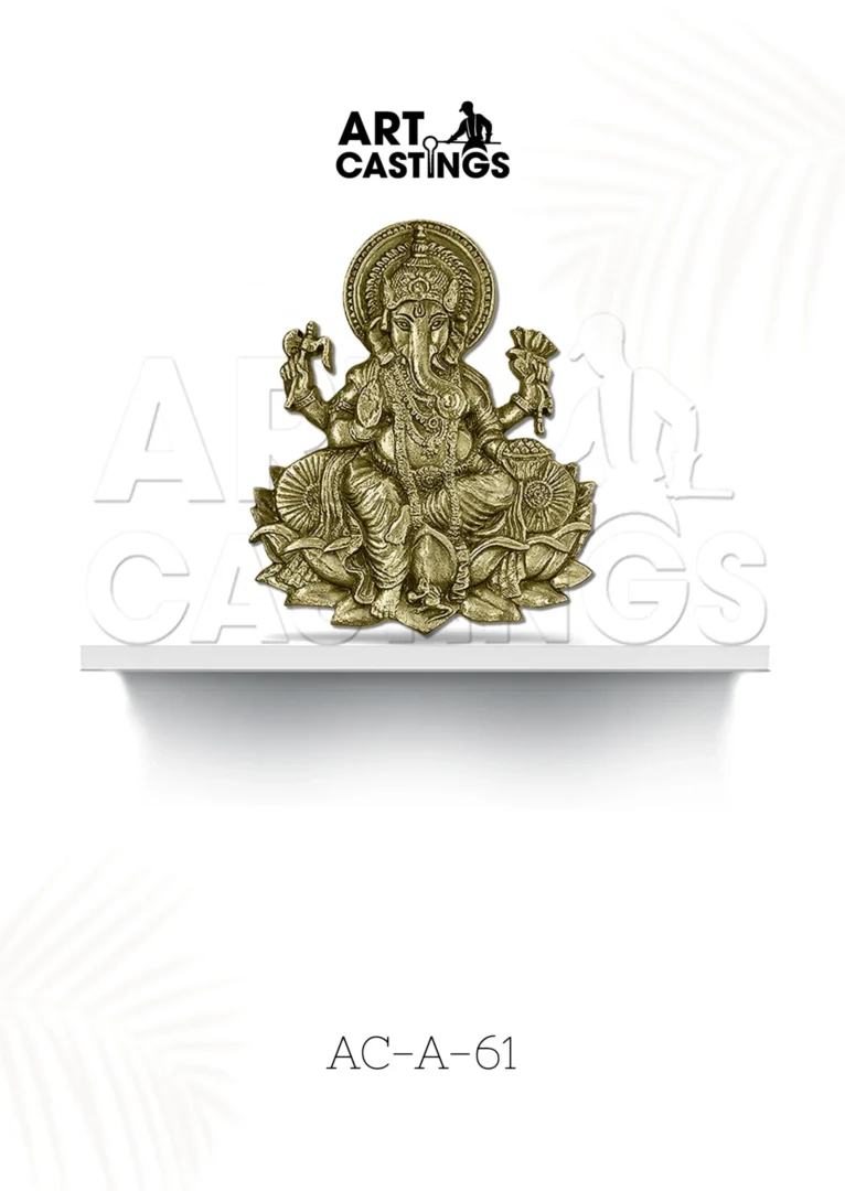 Lord Ganesh Brass Accessory-Grill Type