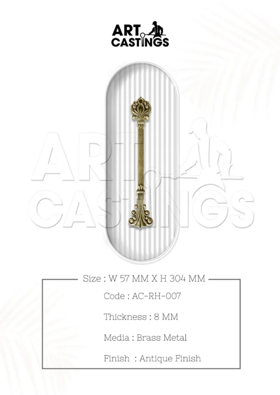 Conventional Traditional Regular Brass Handle - Image 2