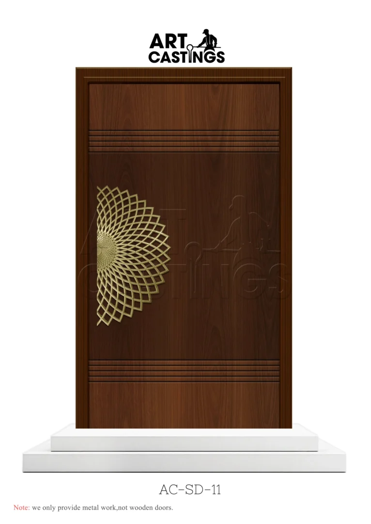 Semi Geometrical Themed Main Door